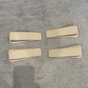 Rubber Door Stop - 4 Count Lot Home Off White Cream New‎
